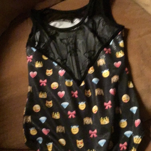 Cute emoji Leo size child medium Leo(CM) - Picture 2 of 2